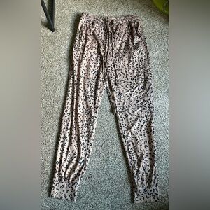 Leopard print joggers